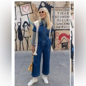 Lucy and Yak Ragan Jumpsuit with Organic Denim